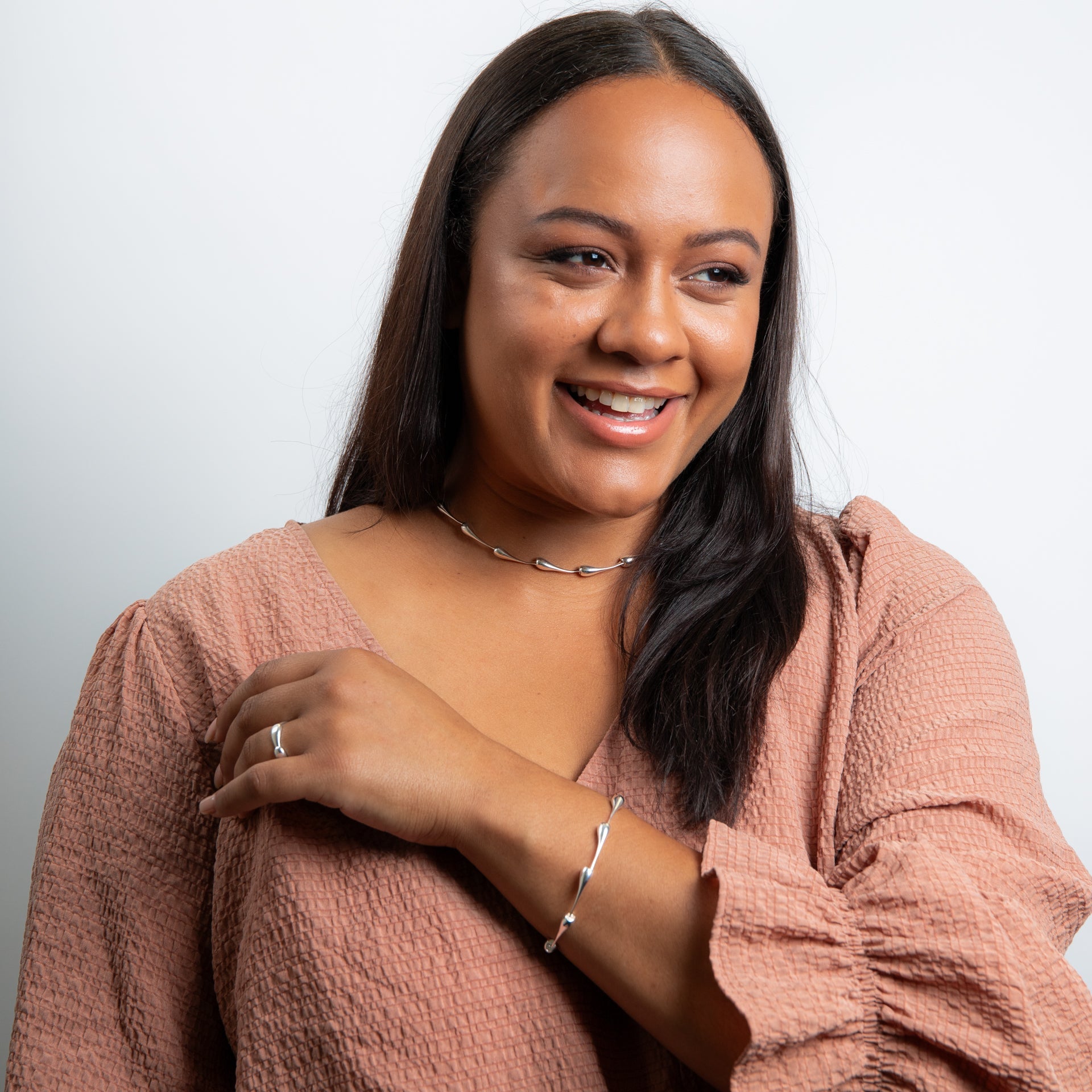 Organic Teardrop Ring