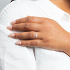 Graduated Marquise Cubic Zirconia Ring