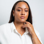 Cubic Zirconia Baguette Half Eternity Ring