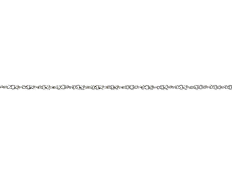 Silver 14 Round Twisted Curb 20"/50cm