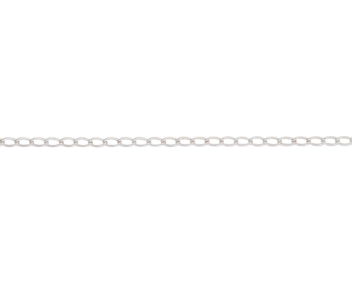 Silver 32 Curb Long 18"/45cm
