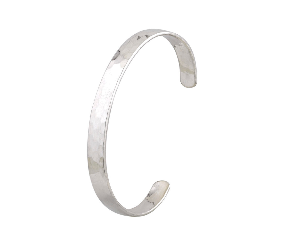 Silver Torque Bangle 2