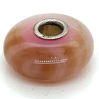 Trollbead Pink and Brown Bead