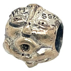 Trollbead Silver Faces Bead