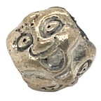 Trollbead Silver Faces Bead
