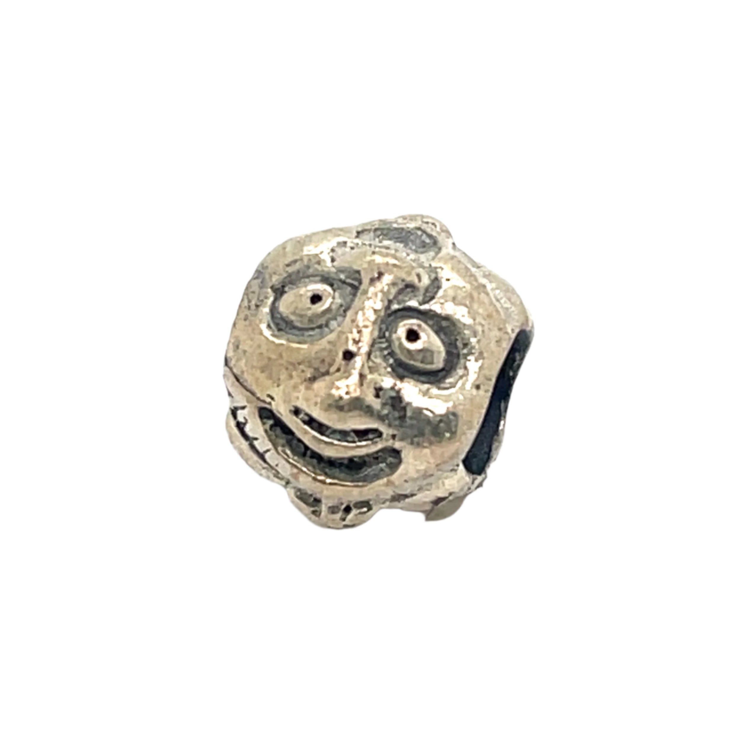 Trollbead Silver Faces Bead