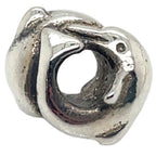 Trollbead Dolphins Spacer Bead