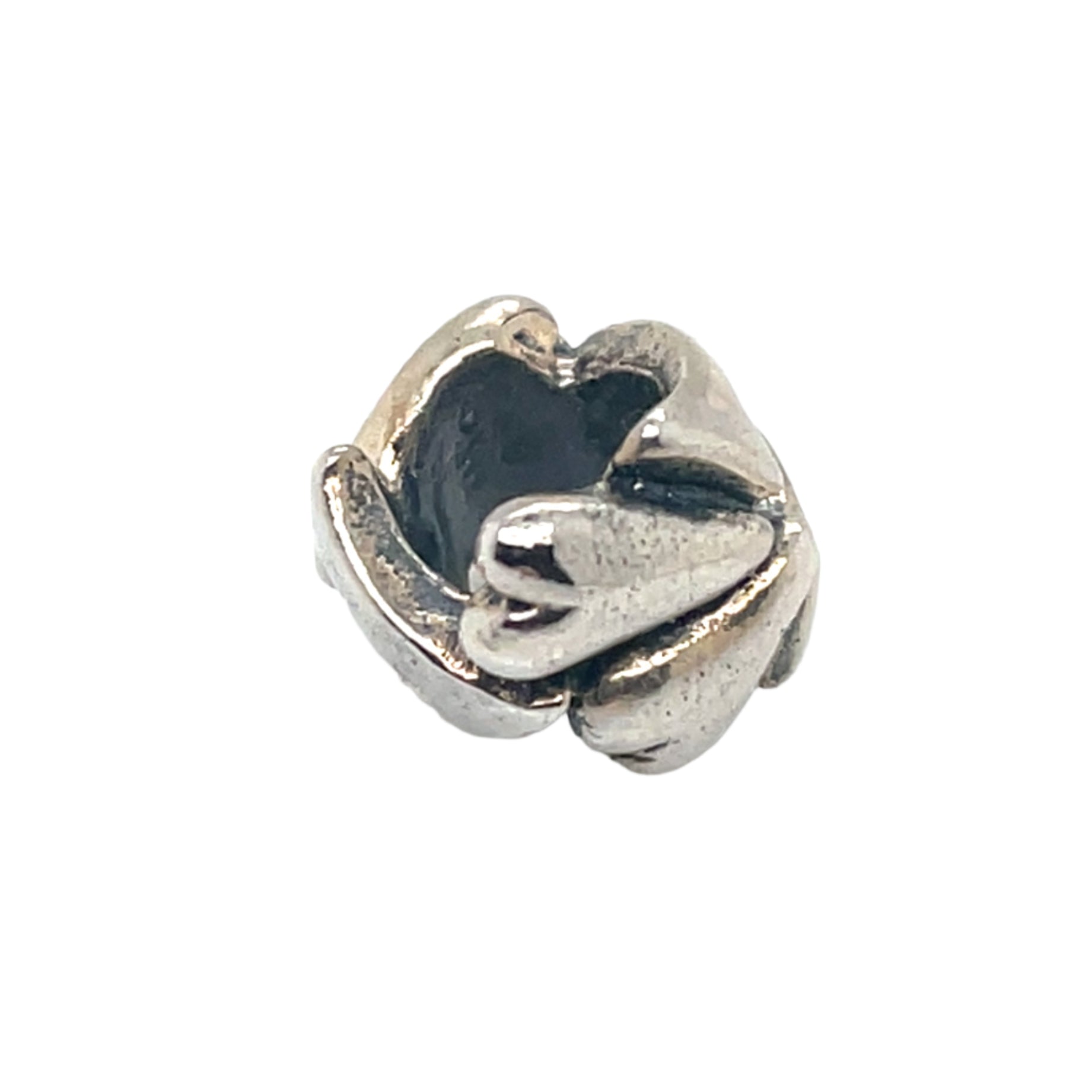 Trollbead Silver Letter V Bead