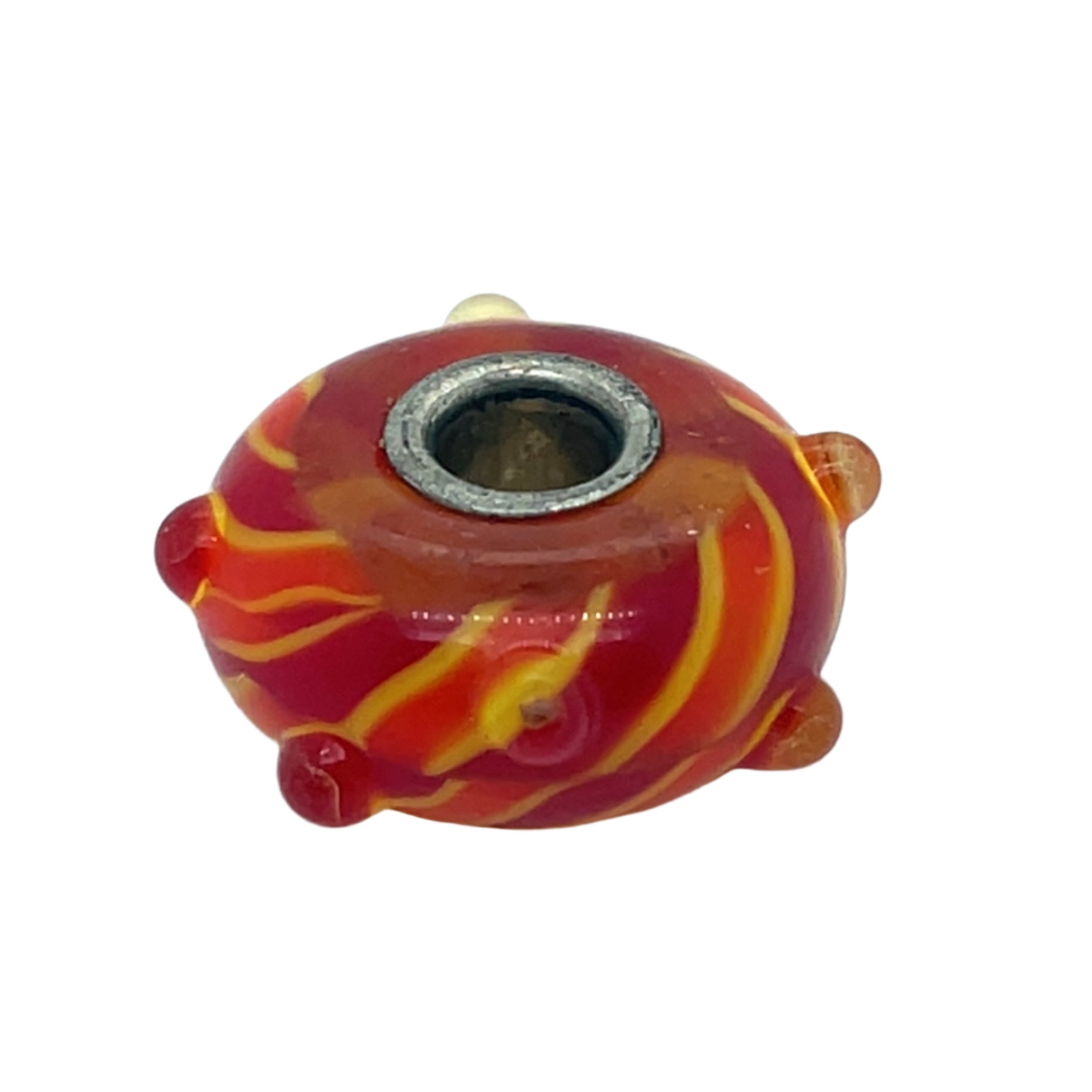 Trollbead Twisted Bud Glass Bead
