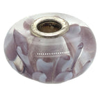 Trollbead White Petals Glass Bead