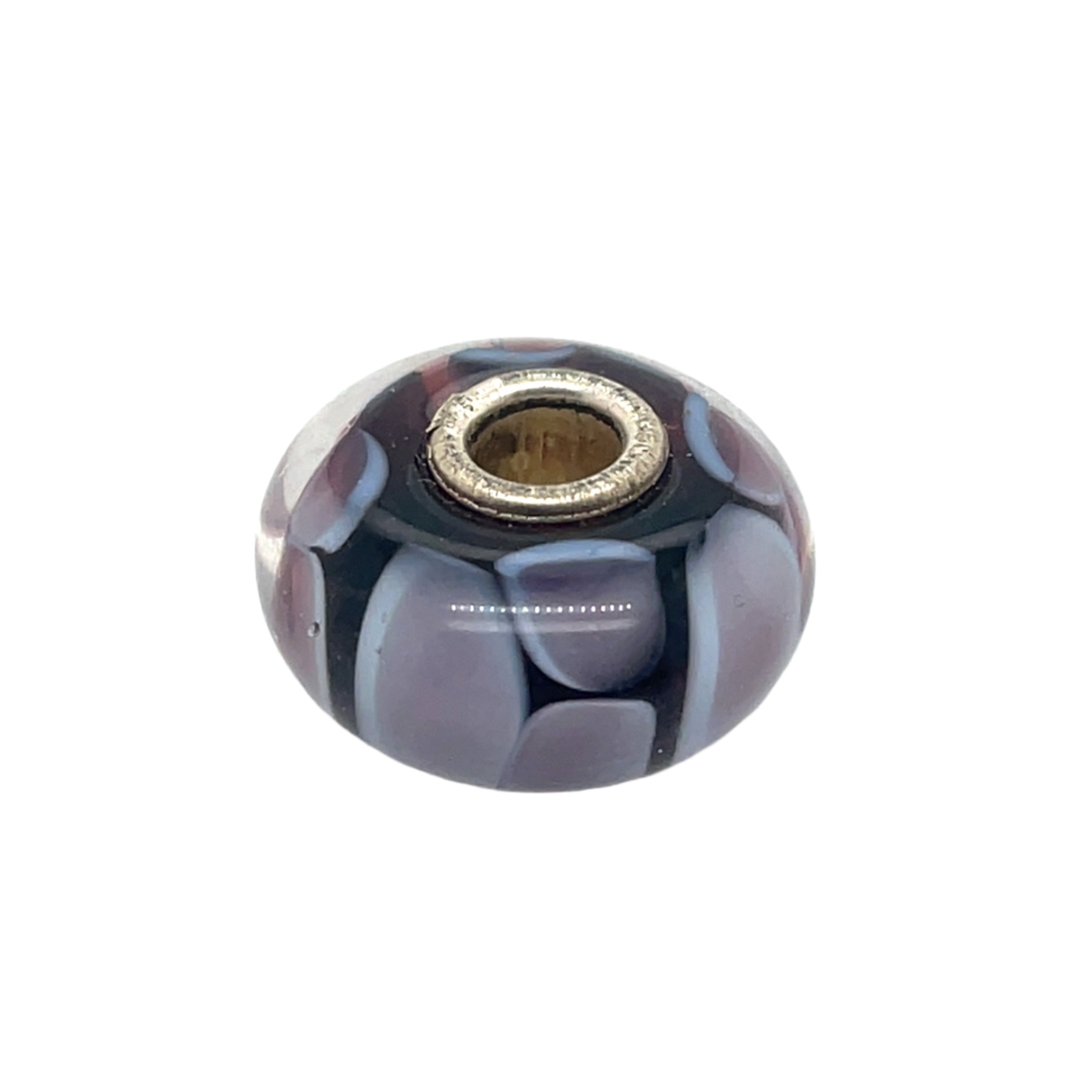 Trollbead Purple Fusion Glass Bead