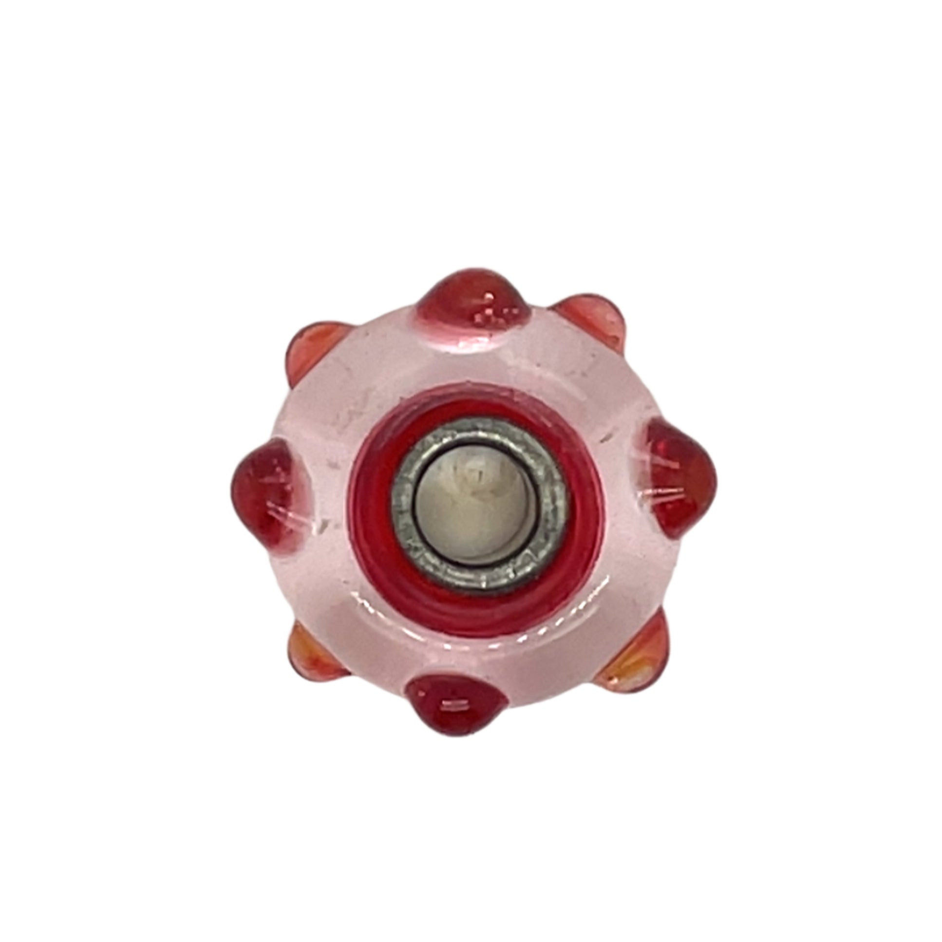Trollbead Pink Bud Glass Bead