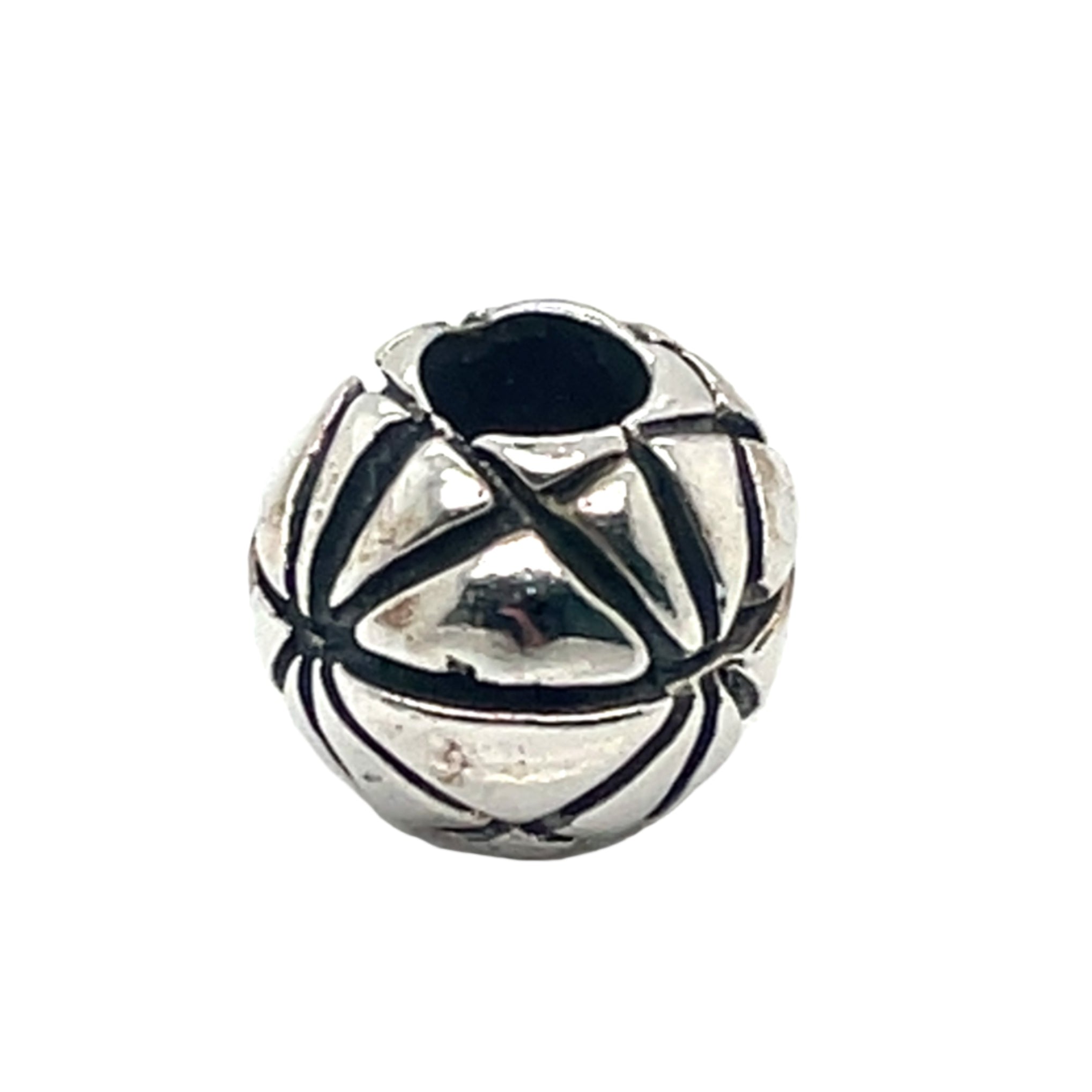 Trollbead Petanque Silver Bead