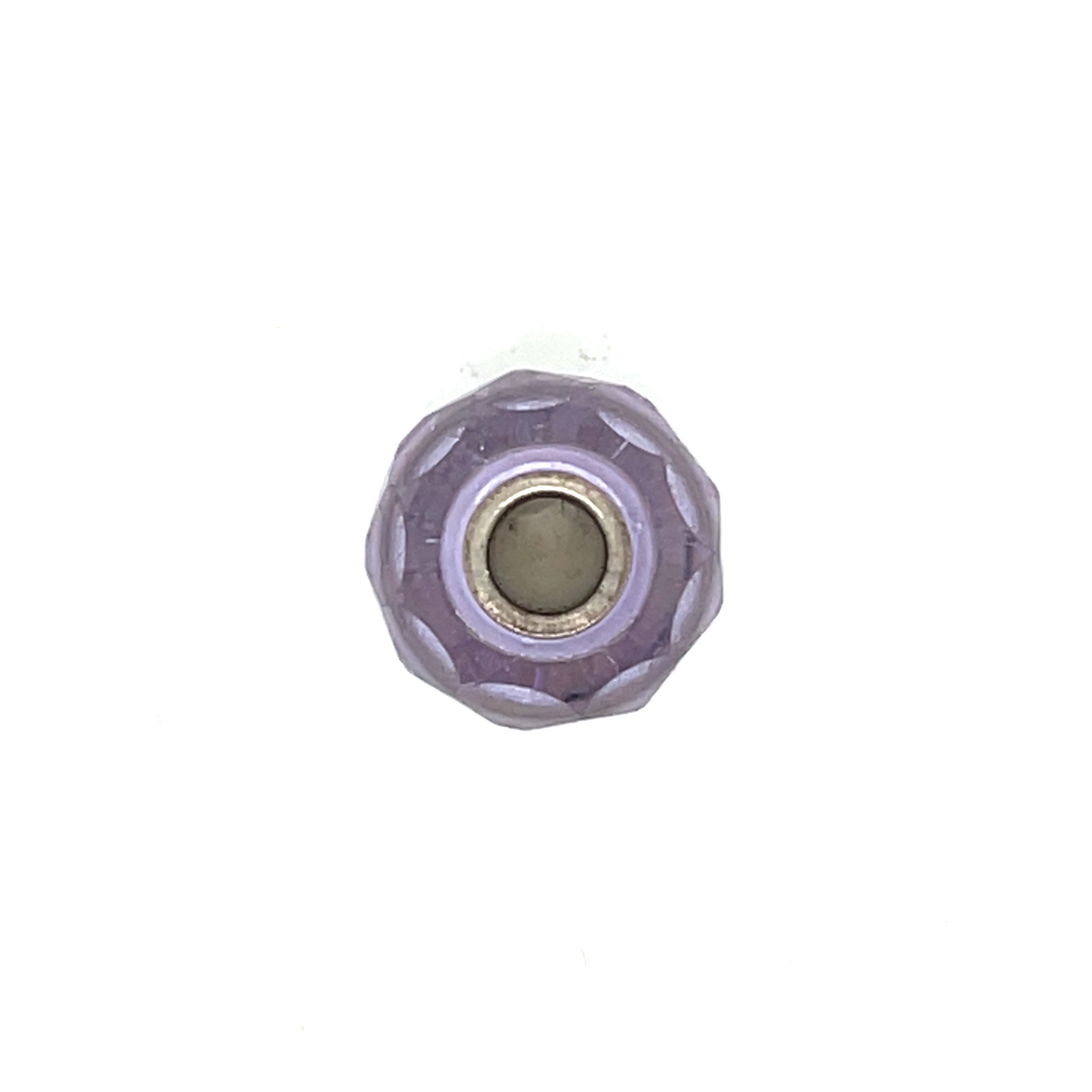 Trollbead Purple Glass Bead