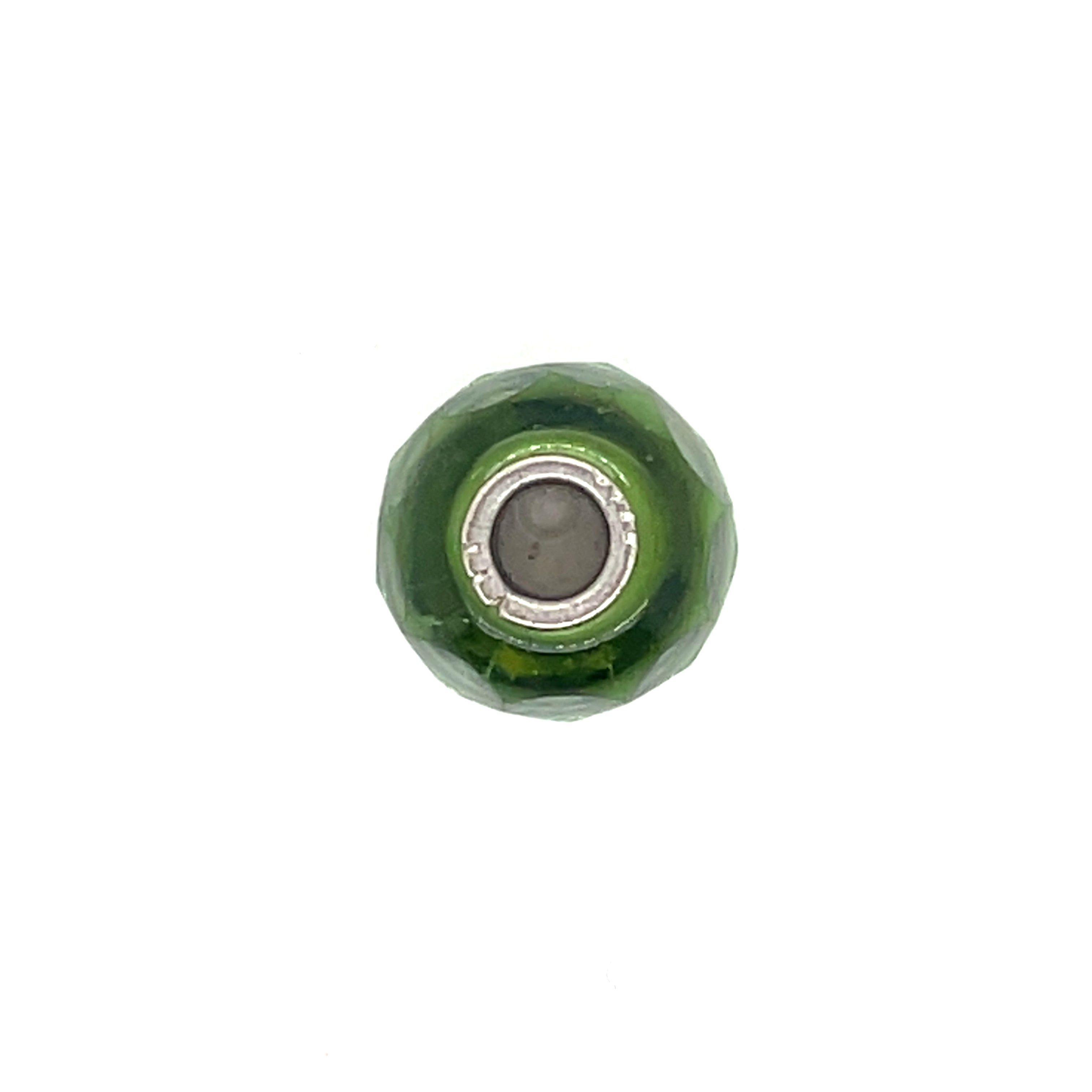 Trollbead Green Glass Bead