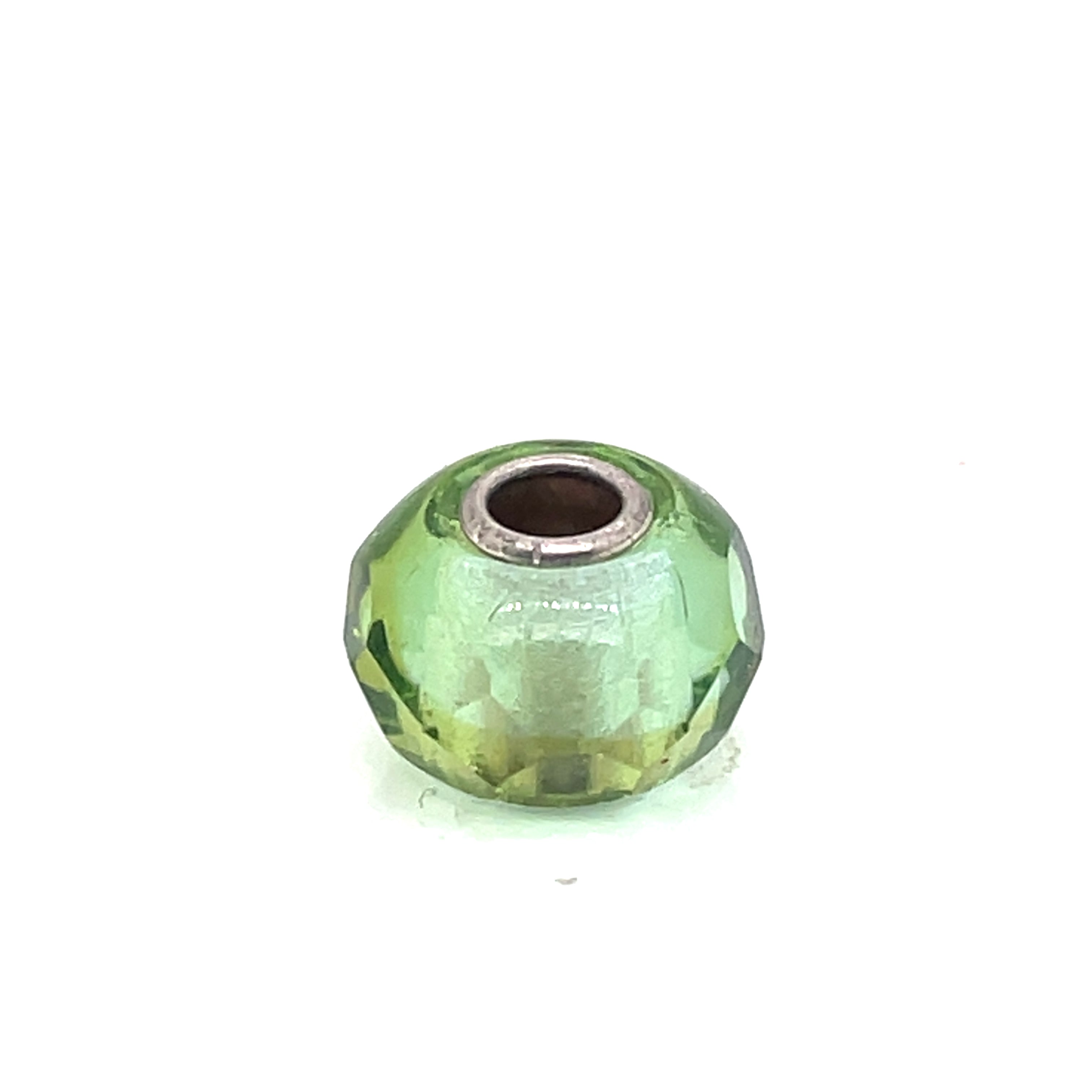 Trollbead Green Glass Bead
