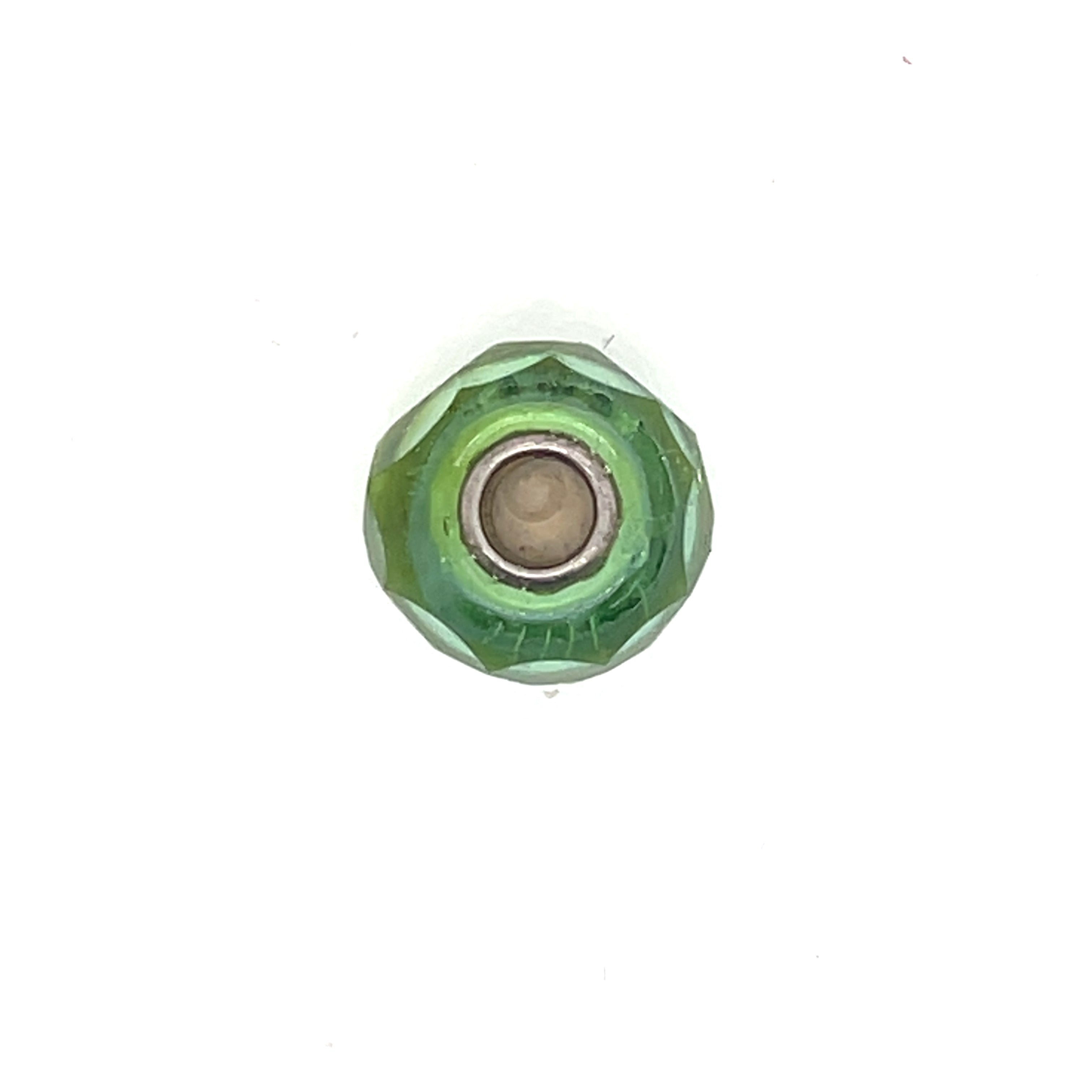 Trollbead Green Glass Bead