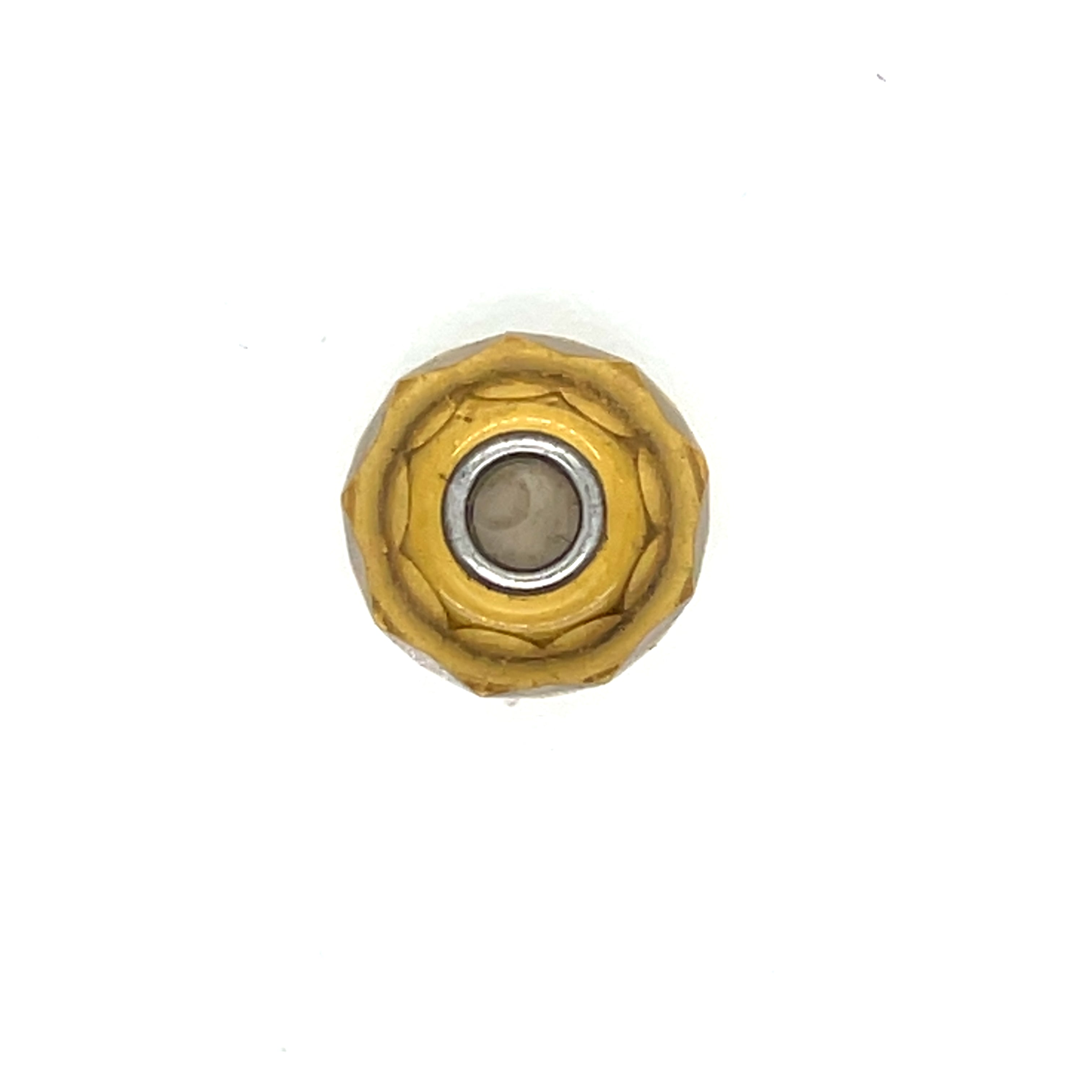 Trollbead Yellow Glass Bead