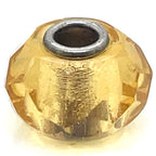 Trollbead Yellow Glass Bead