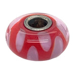 Trollbead Lilac Shadow Glass Bead