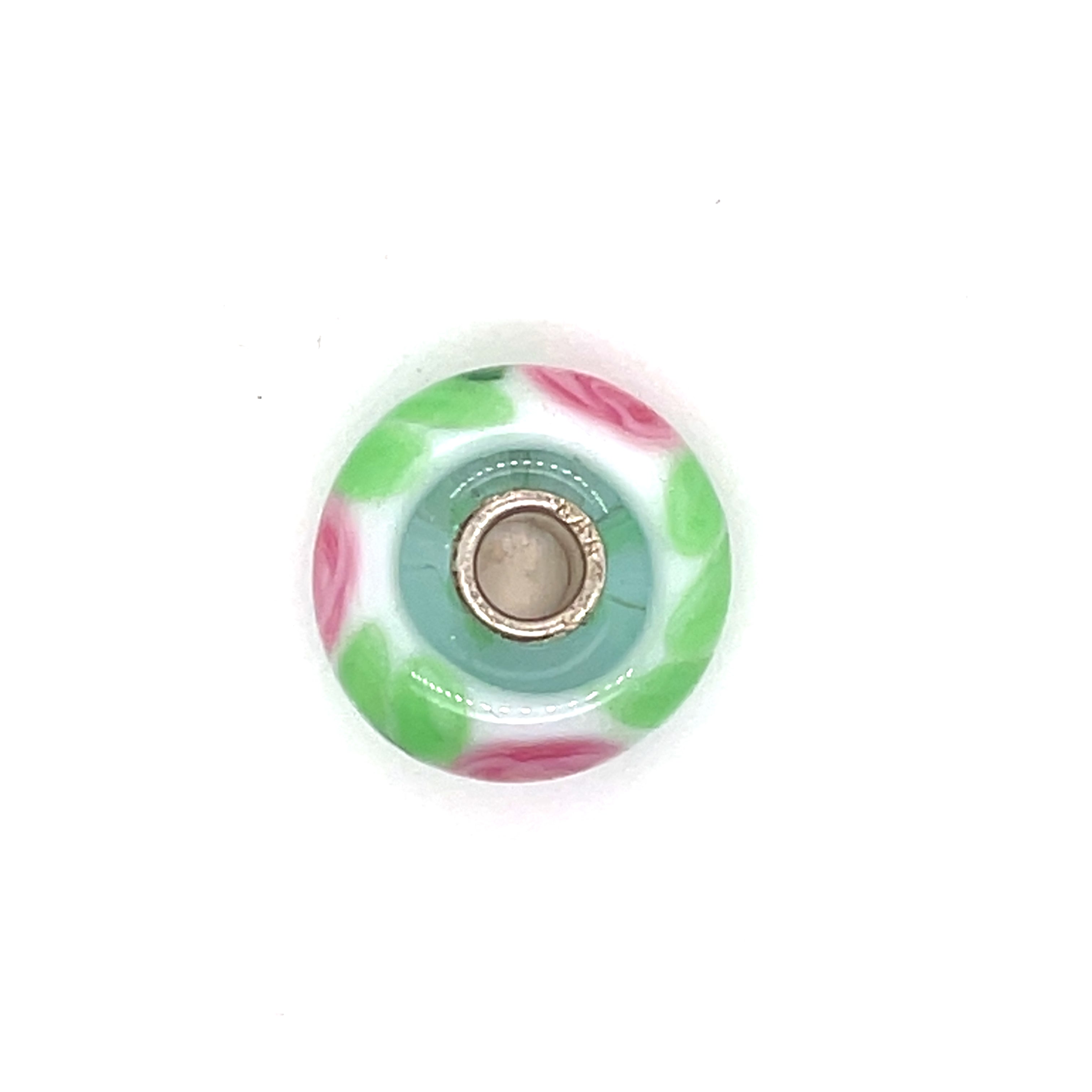 Trollbead Murano Rose Glass Bead