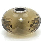 Trollbead Grey Prism Glass Bead