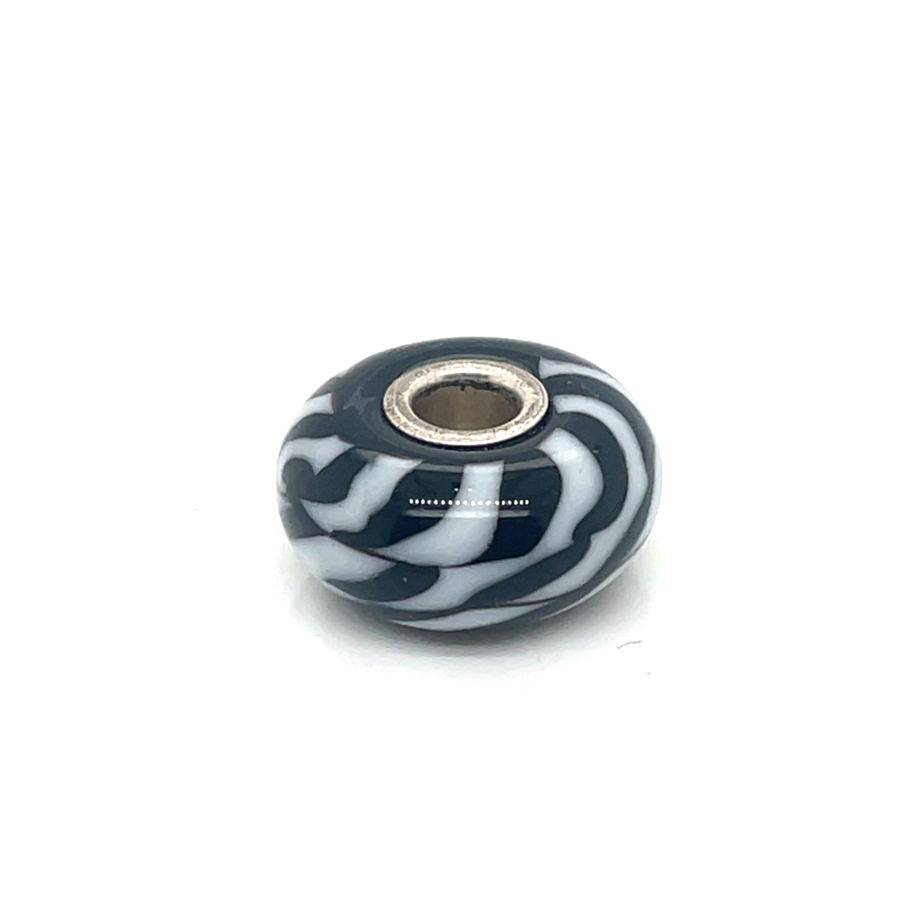 Trollbead Zebra Glass Bead