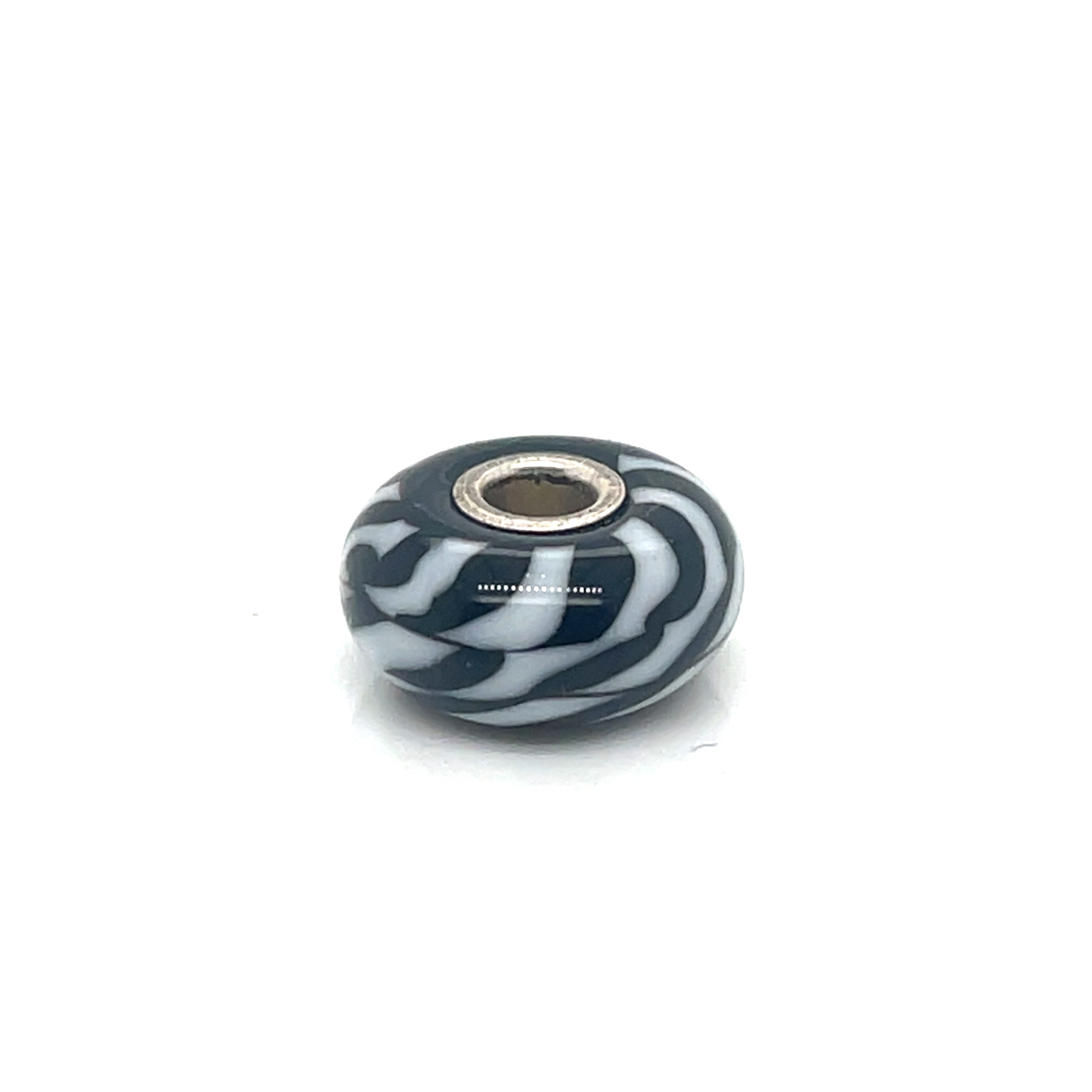 Trollbead Zebra Glass Bead