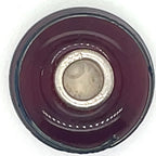 Trollbead Golden Thread Brown Glass Bead