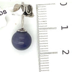 Ti Sento Purple Stone and Silver Stud Earrings