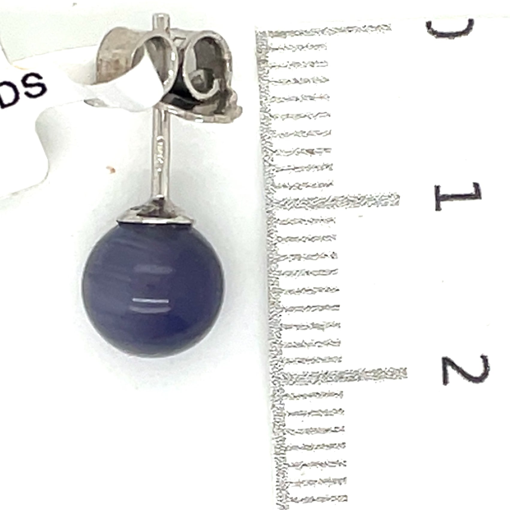 Ti Sento Purple Stone and Silver Stud Earrings