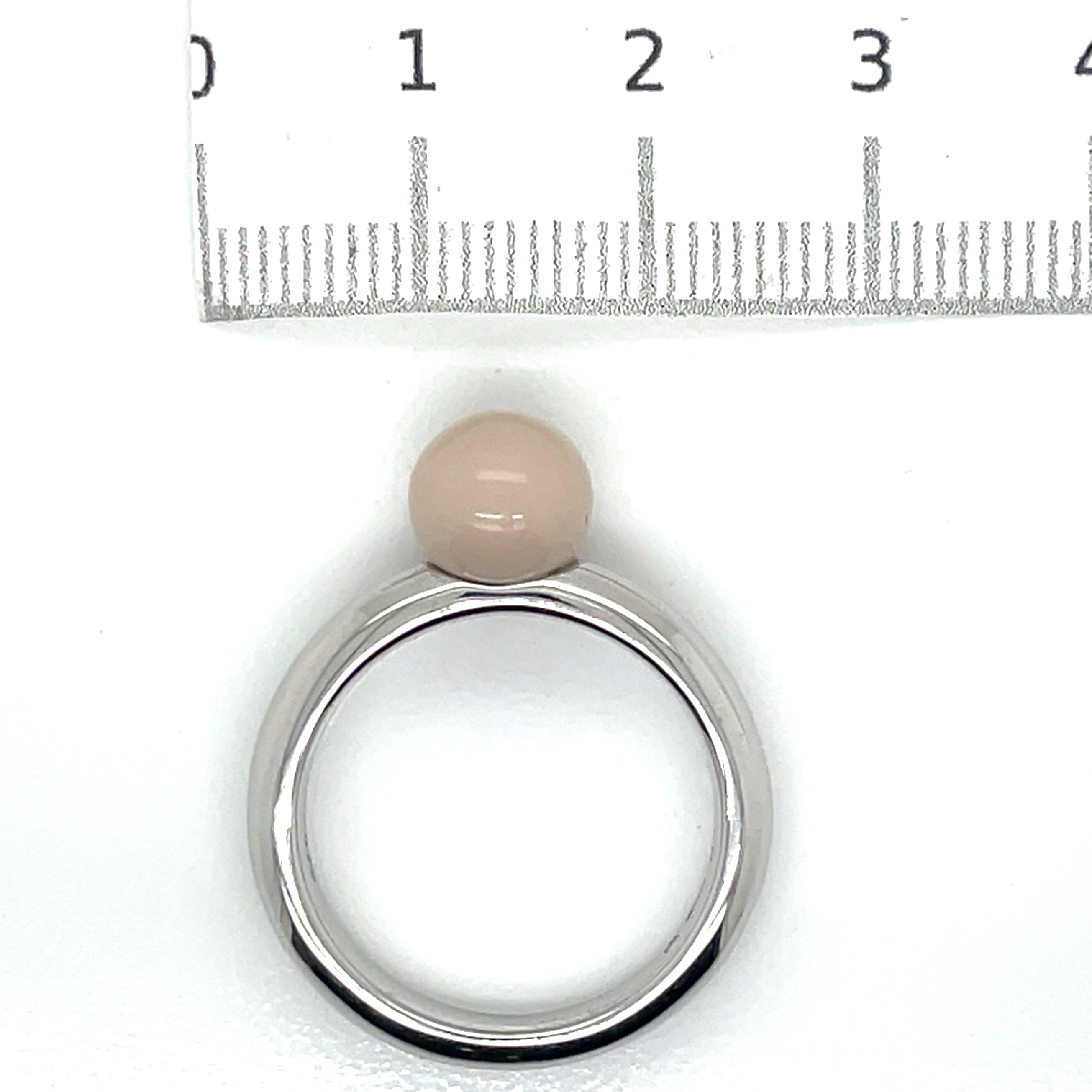 Ti Sento Silver and Beige Ring