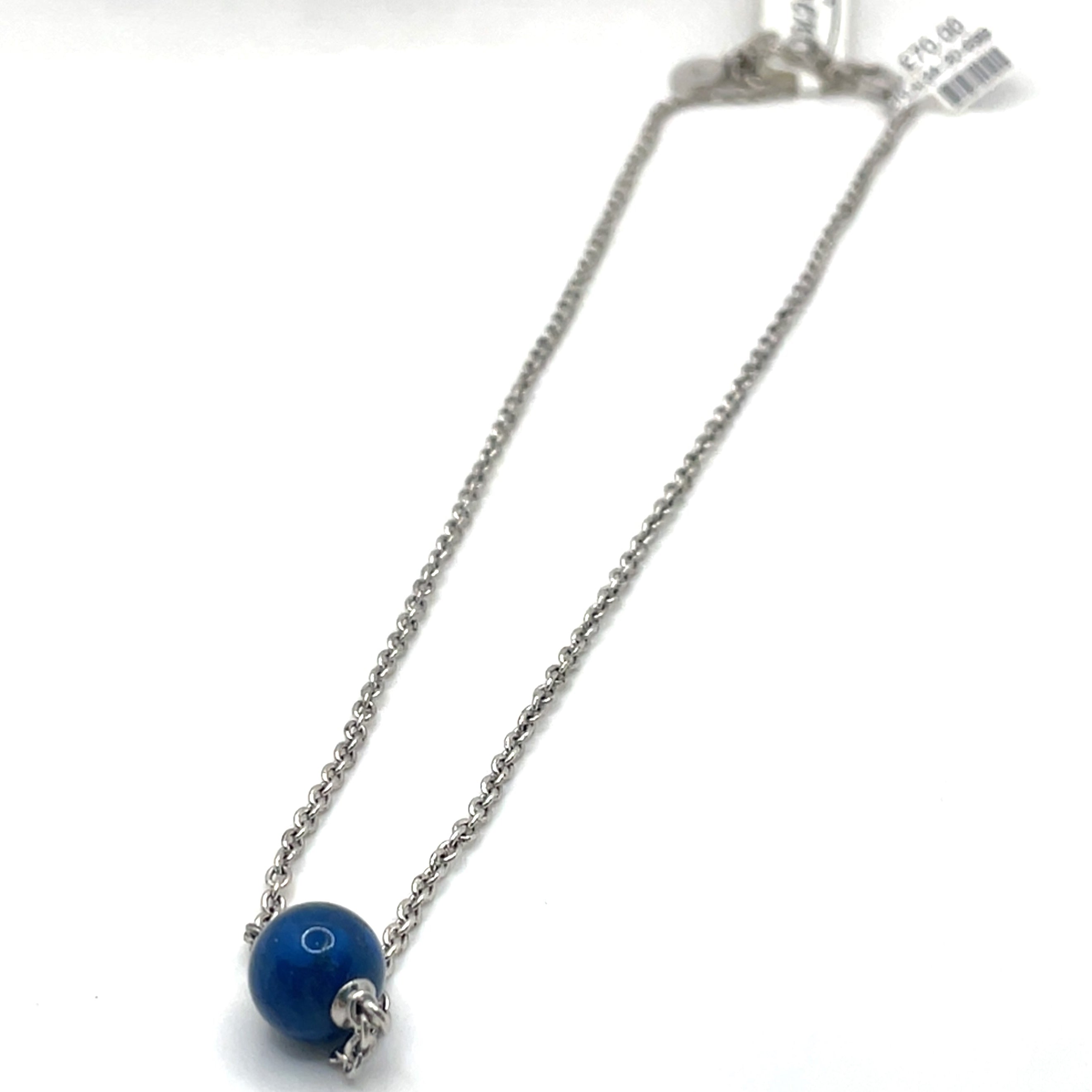 Ti Sento Blue Stone and Silver Necklace