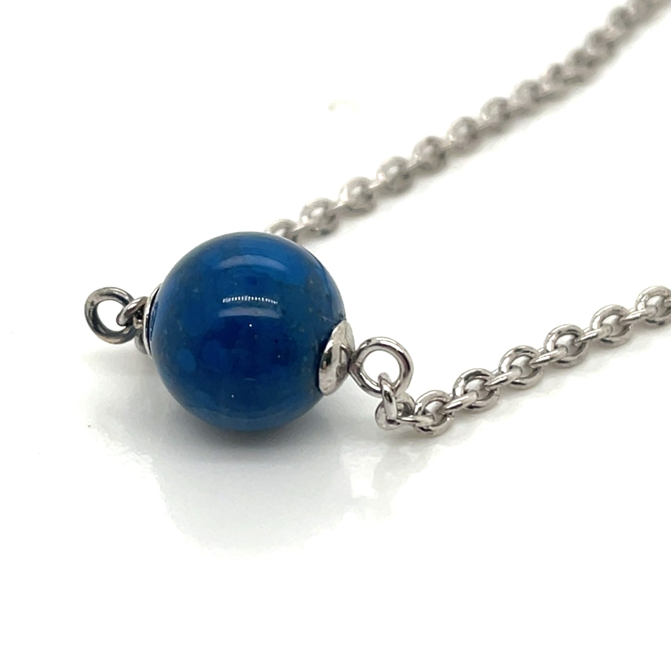 Ti Sento Blue Stone and Silver Necklace