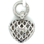 Ti Sento Silver and White Cubic Zirconia Heart Pendant