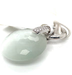 Ti Sento White Stone and Silver Pendant