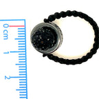 Tresor Paris Black Rope and Disco Bead Ring