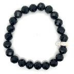 Thomas Sabo Black Beaded and Silver Bracelet
