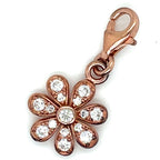 Thomas Sabo Rose Gold Plated and Cubic Zirconia Flower Charm