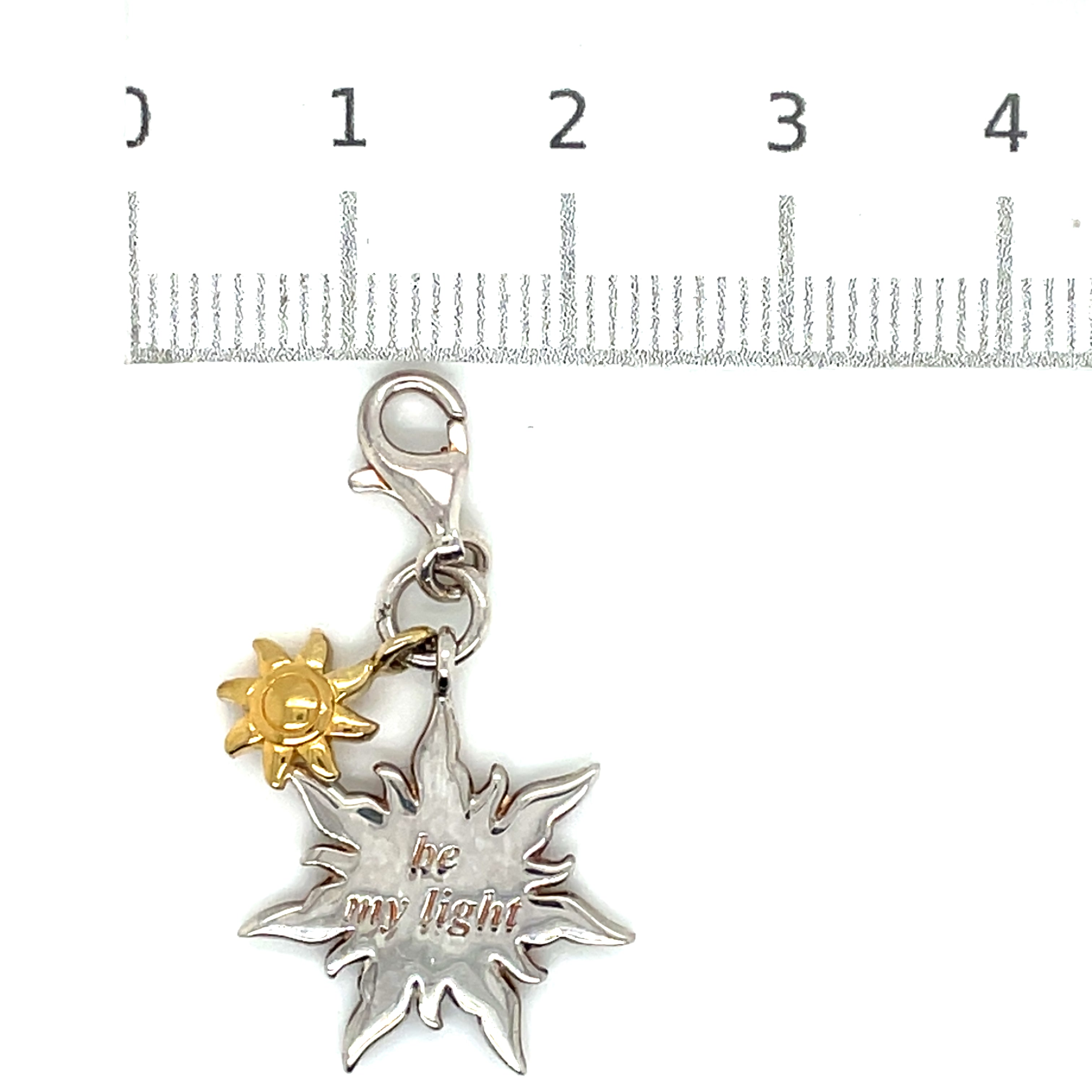 Thomas Sabo Silver and Gold Plated Sun Charm