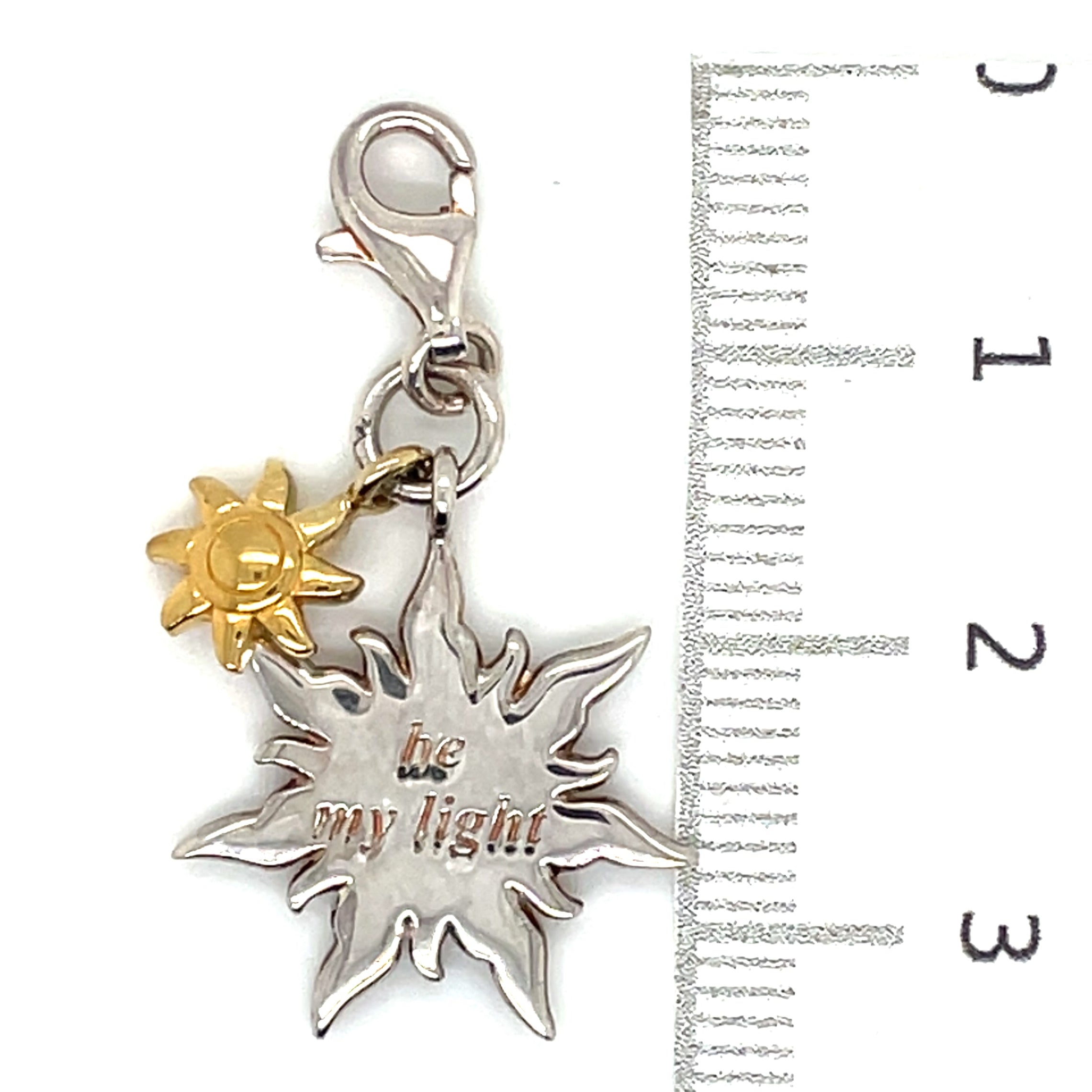Thomas Sabo Silver and Gold Plated Sun Charm