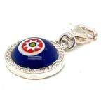 Thomas Sabo Silver and Cubic Zirconia Glass Eye Charm