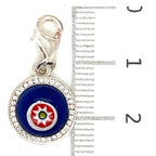 Thomas Sabo Silver and Cubic Zirconia Glass Eye Charm