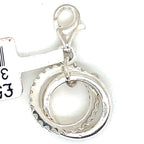 Thomas Sabo Silver and Cubic Zirconia Joined Loop Charm