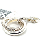 Thomas Sabo Silver and Cubic Zirconia Joined Loop Charm