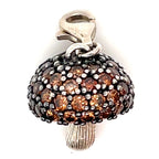 Thomas Sabo Silver and Cubic Zirconia Mushroom Charm