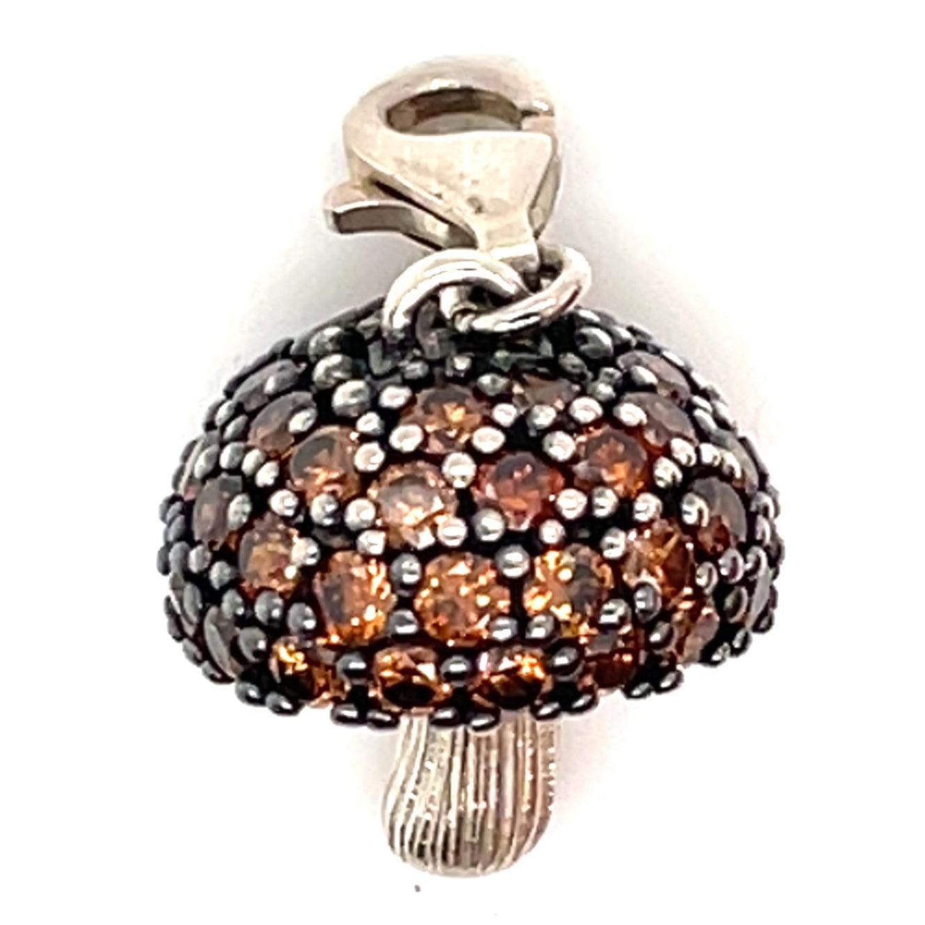 Thomas Sabo Silver and Cubic Zirconia Mushroom Charm