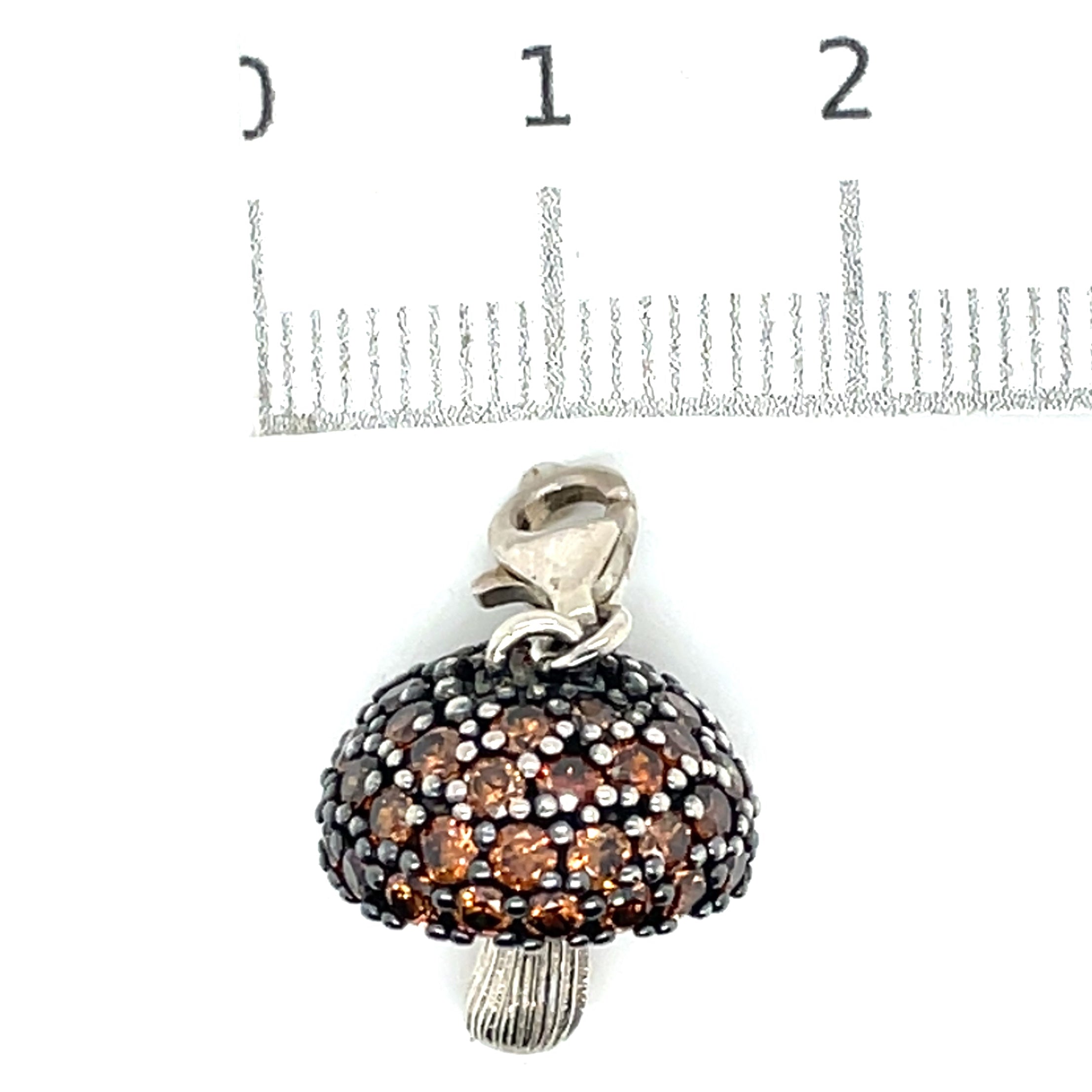 Thomas Sabo Silver and Cubic Zirconia Mushroom Charm