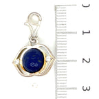 Thomas Sabo Blue Stone and Cubic Zirconia Silver Charm
