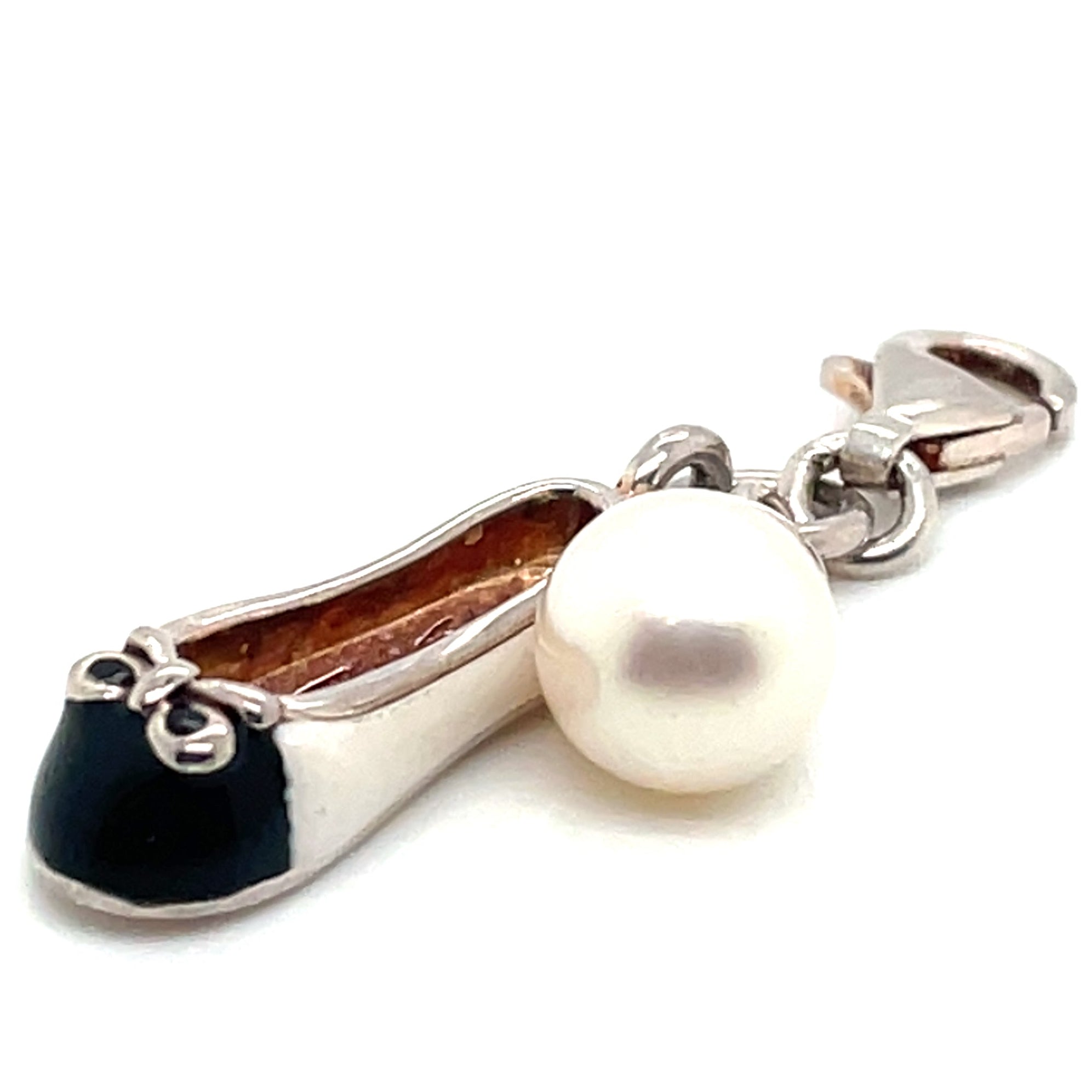 Thomas Sabo Shoe and White Bead Charm